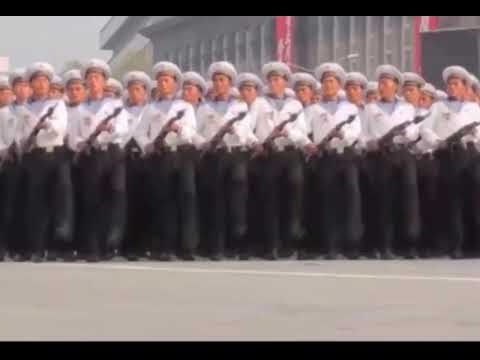 North Koreans Martch to Frank Sinatra (reupload)