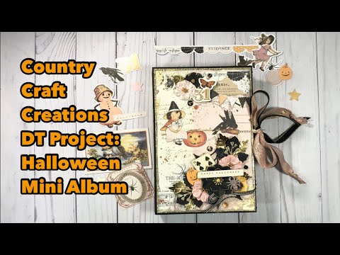 Halloween Mini Album a Country Craft Creations DT Project | Prima | Twilight by Frank Garcia