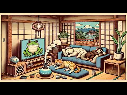 Shamisen 三味線【Cozy Dreams in Ukiyo-e 浮世繪中的悠然夢】Background Music for Studying or Work (AI-generated )