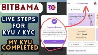 Bitbama Live KYC Completed | Steps for Bitbama KYU | Complete Guide