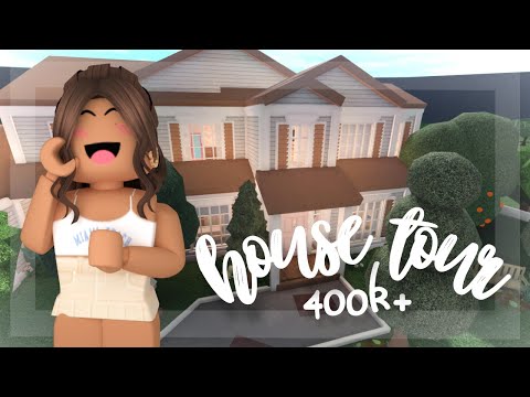 bloxburg family house tour and layout!! 🌷🏠  *blush & pastel*┇simplyykxtee