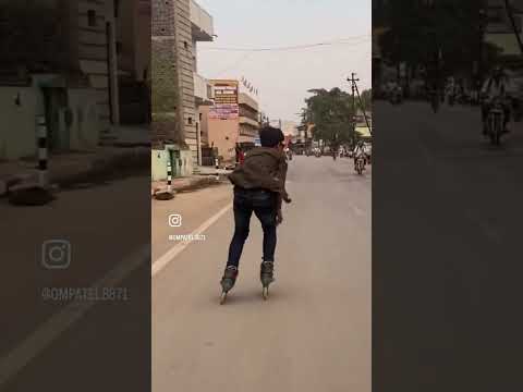 Public reaction video #vairal #inshort #tranding #skating #inlineskating