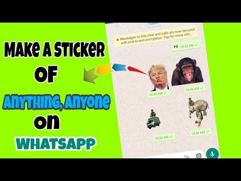 How to Send Stickers on Whatsapp for FREE | Get a sticker on whatsapp by techno alex