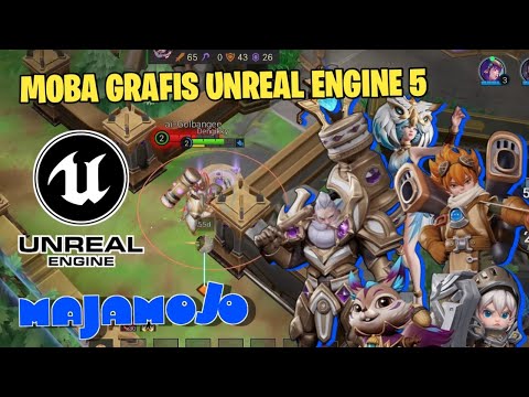 BARU RILIS GAME MOBA GRAFIS UNREAL ENGINE 5 - Dynastone Gameplay