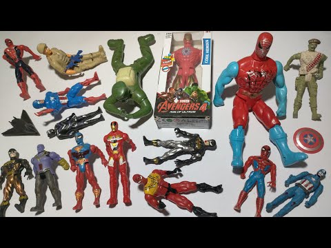 AVENGERS TOYS/Action Figures/Cheap Price/Ironman vs Hulk, Thor, Spiderman/Unboxing Superheroes