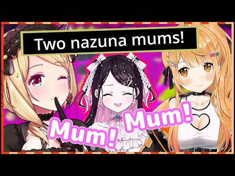 【engsub】NAZUNA is the child of AKIrose Mama and MELU Mama.【nazuna/akirosenthal/melu/hololive/vspo】