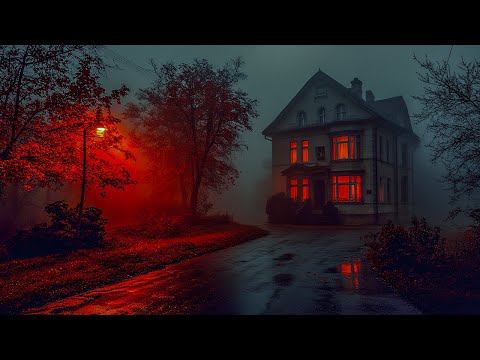 Dark Atmosphere with Mysterious Red Light | Dark Academy & Cello | The House at the Edge of Darkness