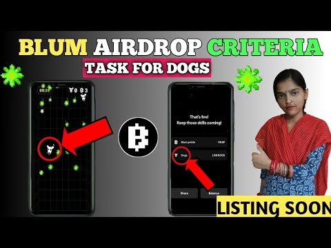 Blum criteria to get dogs coin  on blum | How to get $DOGS coin in blum game | Blum new update |