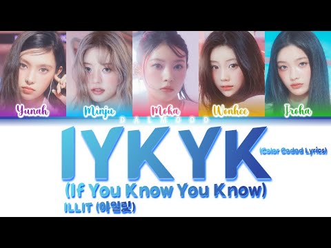 ILLIT (아일릿) - IYKYK (If You Know You Know) [Color Coded Lyrics Han|Rom|Eng]