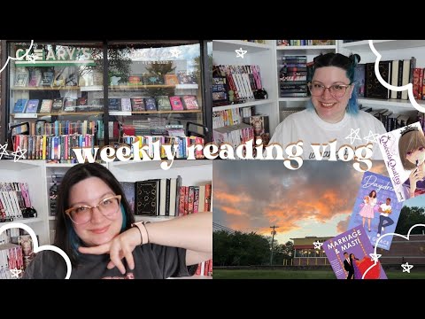 indie book stores in NC, reading anticipated books ,new manga series obsession | weekly reading vlog