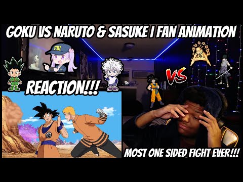 GOKU VS NARUTO & SASUKE I Fan Animation (Reaction!!!)