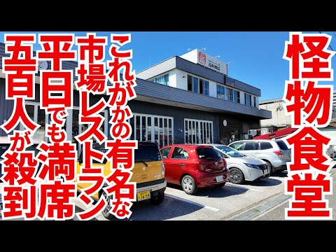 【おかわり自由の怪物食堂‼︎1日500人が殺到のめっちゃ並ぶ店‼︎】他にも超有名旅館から洞窟に沈下橋に飲食の名店まで‼︎高知満喫旅行【市場レストラン 西村商店】高知県高知市