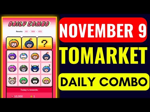 tomarket combo today 9 november | tomato app daily combo code today | tomarket new combo today