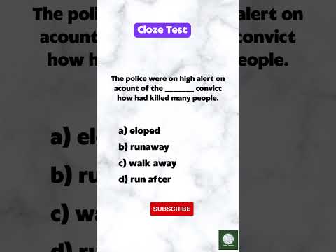 cloze test | Asked in SSC exams #english #grammar #viral #shorts #learnenglish #learning