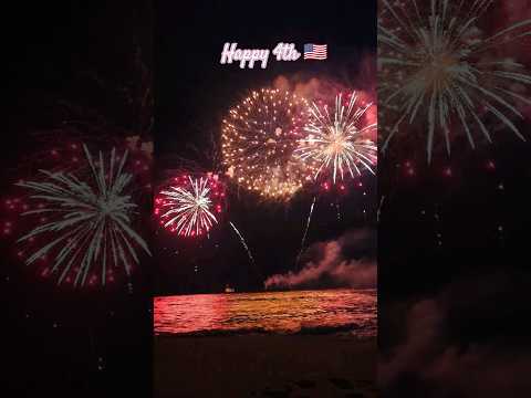 #vabeach #shorts 4th July 2024 fireworks on Virginia Beach