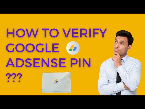 Google adsense pin verification 2023 | google adsense pin verify kaise kare.