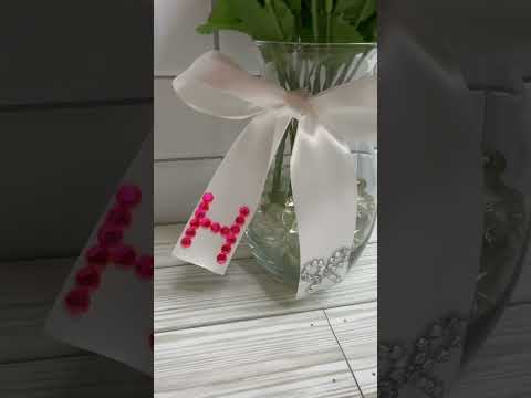 DIY “Forever Flowers” Vase/Bouquet Gift 💐😍🤍🌸