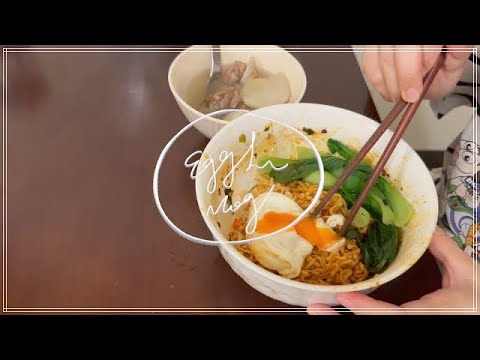 ［VLOG］分裝Costco牛肋條燉炒煎3種煮法．山藥牛肉湯\首試neoflam煎魚\美味麻辣乾麵配蛋包