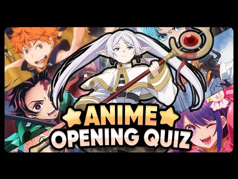 GUESS THE ANIME OPENING | 50 Openings [Very Easy - Very Hard]