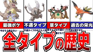 【歴史】これはヤバイ..『全てのタイプ』ポケモンの歴史まとめ【ポケモン剣盾】