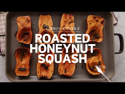 5-Minute Thanksgiving Side - Roasted Honeynut Squash