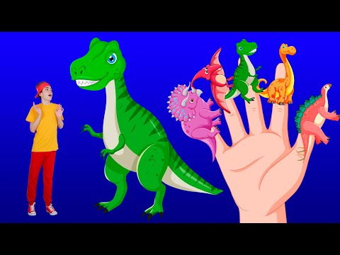 Dino Finger Family Song 🦖 Nursery Rhymes