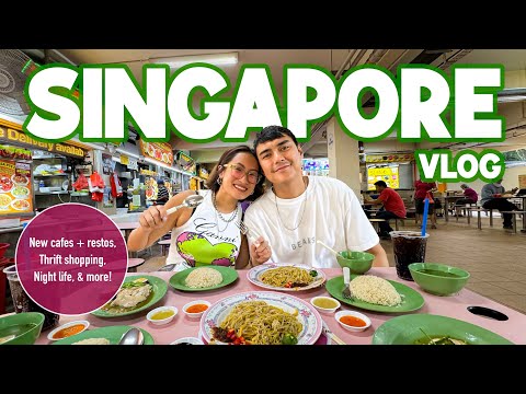 Singapore Vlog: New Food & Cafes, Thrift Shopping, Best Bars! | #LauMi