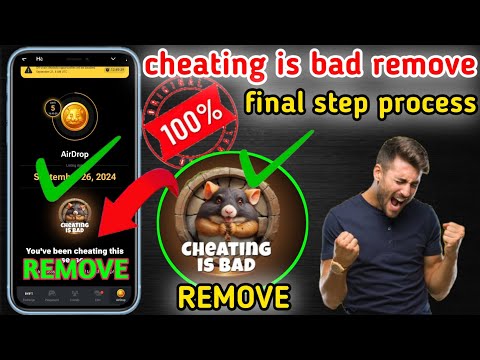 hamster Kombat cheating is bad |cheating is bad card remove | how to remove chating is bad #hamsters