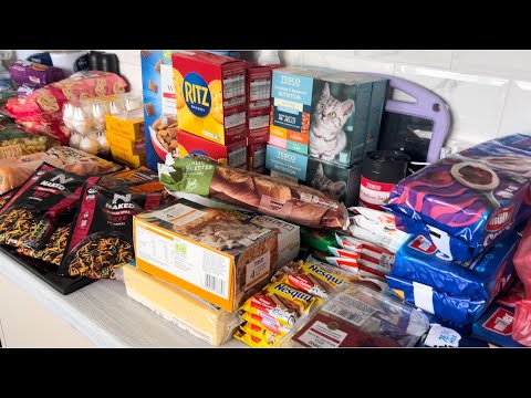 Big grocery food shop | Tesco food haul | large family shopping haul | £180 spent