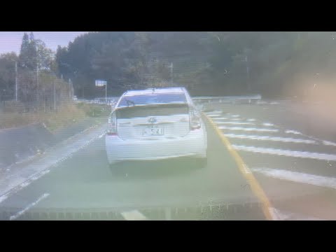 日頃から坂道を煽り運転常習犯　宮崎高千穂国道を煽る煽る　プリウスミサイル　2022.11.12