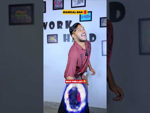 Magical Bag Aur Dada Ji  ✨️ 🎒 Wait For Last 🤣 #shorts #comedy #aruj #magicalbag