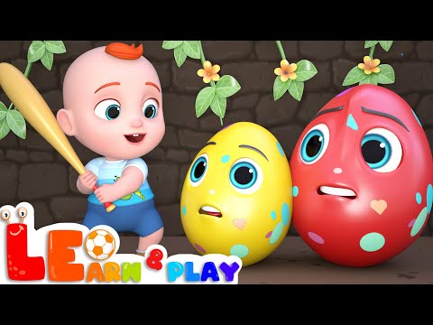 Leo Explores Colorful Surprise Eggs| Kids Songs & Nursery Rhymes | Learn & Play with Leo