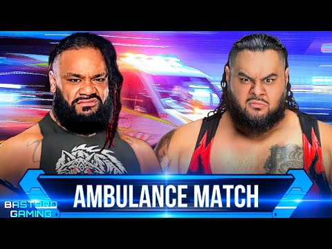 WWE 2K24 | Ambulance Match - Jacob Fatu VS Bronson Reed | Survivor Series