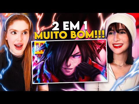 REACT 2 em 1 | Tipo Madara 1 e Tipo Madara 2 | MHRAP | CR Reacts