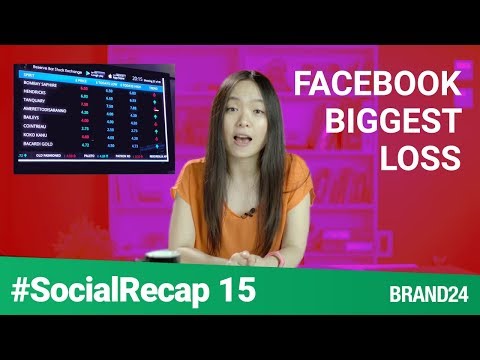 Facebook Sets BIGGEST LOSS in US Stock Market History & More Social Media News | #SocialRecap ep. 15