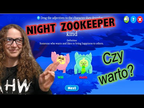 🎲Night Zookeeper🎲 - czy warto? 🎮 GRA (!!) 🎮do nauki angielskiego