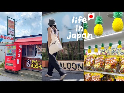 ENG ) JAPAN DAILY LIFE VLOG - trip to Okinawa, hidden gems on beach and foods!