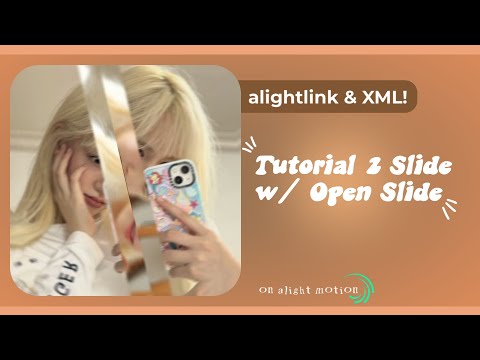 Tutorial 2 Slide w/ Open Slide | Alight Motion Transitions