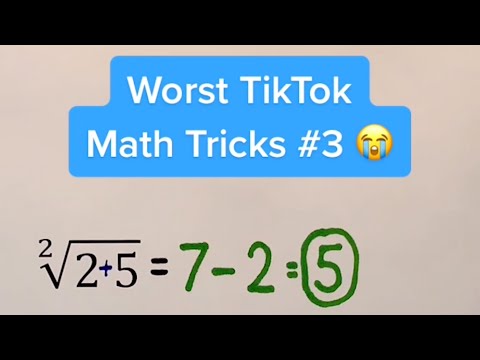 Worst TikTok Math Tricks #3 Explanation