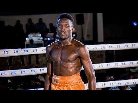 'STINGER' ISAAC MASEMBE KOs Kenya's CHRISTOPHER OTIENO In Round 2-Ghetto Charity Boxing Event