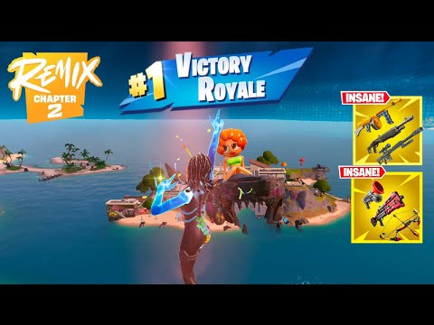 105 Kill Solo Vs Squads Wins Gameplay Full Game (Fortnite Chapter 2 Remix Ps4 Controller)