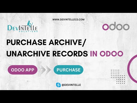 How to Purchase Archive / Unarchive Records in Odoo