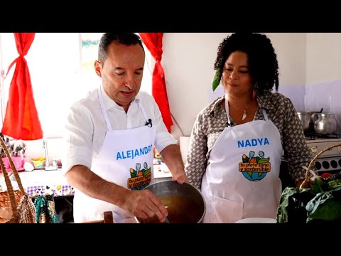 Cocina con el Secretario: Alejandro Gómez y Nadya Rangel preparan una cena para Fin de Año