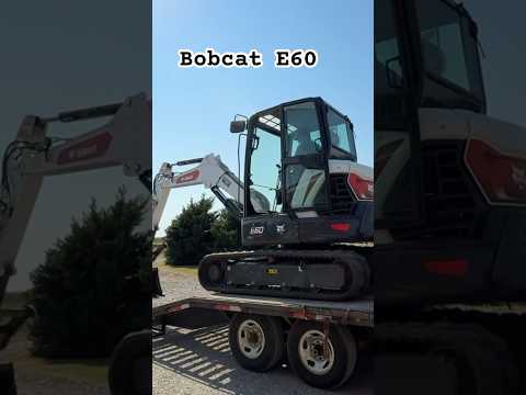 Unloading Bobcat E60 #shortsvideo #projects #bobcat #excavator