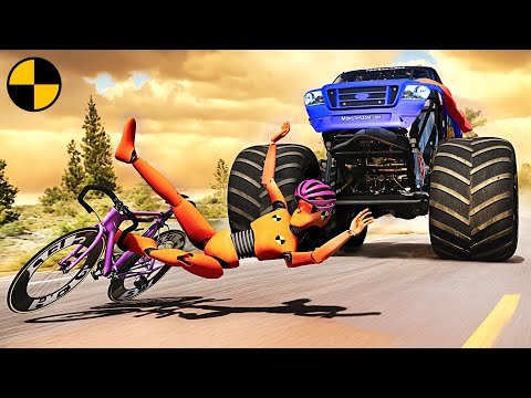 Most Epic Skate & Cycle Crash Compilation 😱 BeamNG.Drive