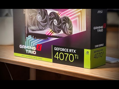 「黑貓」MSI TRIO RTX 4070 Ti 顯示卡開箱 + 遊戲實測 + 對比上代 3070Ti/2070S