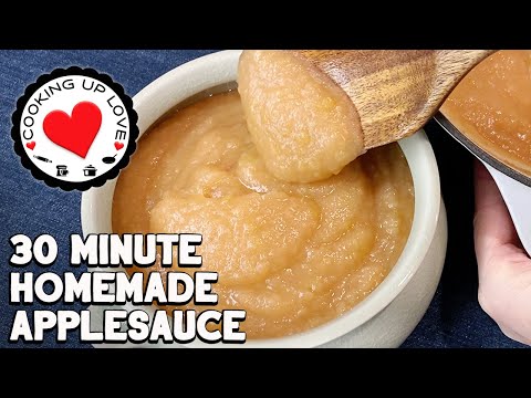 Easy Applesauce Recipe | How To Make Applesauce | Cooking Up Love