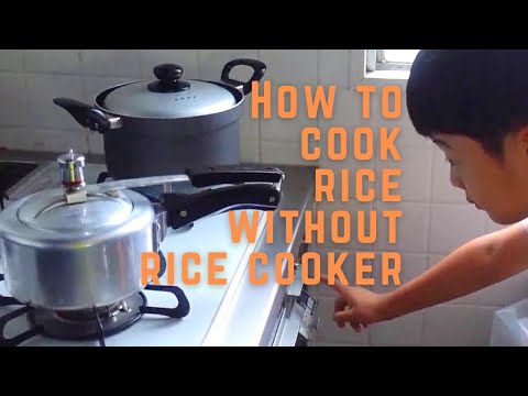 【How to cook Japanese rice without a rice cooker】2 Ways, Pressure Cooker & Ordinary Pot | 圧力鍋と鍋で炊飯比べ