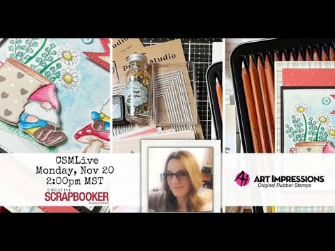 Live Demo Creating with Art Impressions - Recorded