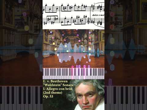 Contrast! Staccato vs Legato in #Beethoven's Waldstein Sonata #classicalmusic #piano